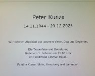 eine Anzeige